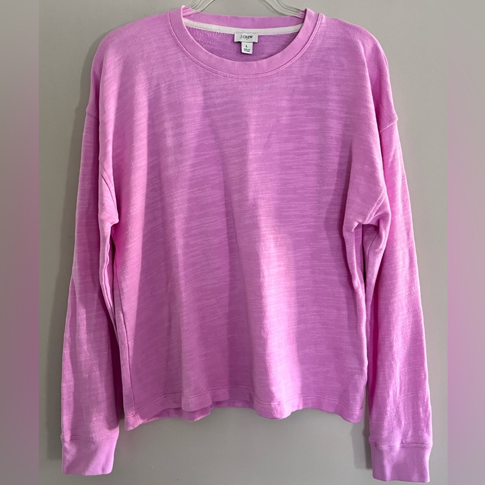 J CREW | L | Pink Sweatshirt